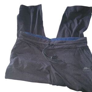 Roots Dark Grey Wide Leg Activewear Pants Size XXL